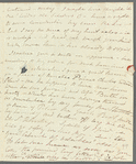 Unidentified sender to Jane Porter, autograph letter