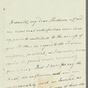 Charles Stanhope, Lord Harrington to Jane Porter, autograph letter signed