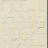 William Frederick, Duke of Gloucester to Miss Porter, autograph letter signed
