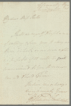 William Frederick, Duke of Gloucester to Miss Porter, autograph letter signed