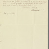 Anne Lindsay, Lady Barnard to Jane Porter, autograph letter signed