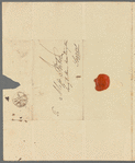 Saith Satoore to Miss Porter, autograph letter signed