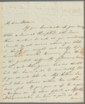 Unidentified sender to Miss Porter, autograph letter signed