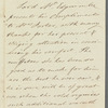Richard Edgcumbe, Lord Mount Edgcumbe to Jane Porter, autograph third person