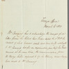 George Canning to Robert Ker Porter, autograph letter third person