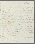 Sophie Dawes, Baronne de Feuchères to Jane Porter, autograph letter signed