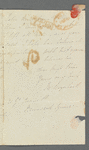 Margaret Urquhart to Miss Porter, autograph letter signed