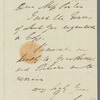 James Smith to Jane Porter, autograph letter signed