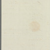 James Smith to Jane Porter, autograph letter signed