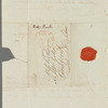 Thomas Brown to Miss Porter, autograph letter signed