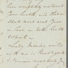 Sir Gore Ouseley to Jane Porter, autograph letter signed