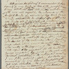 Jane Porter to unidentified recipient, autograph letter (draft)
