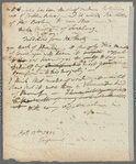 Jane Porter to unidentified recipient, autograph letter (draft)