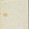 "Anglicanus" to Jane Porter, autograph letter signed