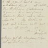 Henry Gill to Jane Porter, autograph letter signed