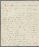 Miss E. A. Tickell to Jane Porter, autograph letter signed