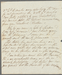 Mrs. Hibbert to Jane Porter, autograph letter signed