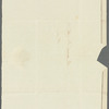 George Canning to Miss Porter, autograph letter third person
