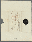 George Canning to Miss Porter, autograph letter third person