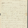 Elizabeth Isabella Spence to Jane Porter, autograph letter signed