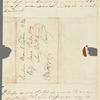 Elizabeth Isabella Spence to Jane Porter, autograph letter signed