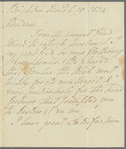 Charlotte Lennox, Duchess of Richmond to "Madam," autograph letter signed
