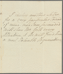 Charlotte Lennox, Duchess of Richmond to "Madam," autograph letter signed