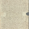 Edward Denny to Jane Porter, autograph letter signed