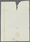 Sir William Sidney Smith to Miss Porter, autograph letter signed