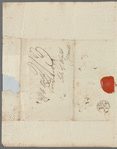 Sir William Sidney Smith to Miss Porter, autograph letter signed