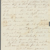 Henry Gill to Jane Porter, autograph letter signed