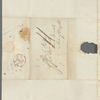 Henry Gill to Jane Porter, autograph letter signed