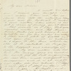Alicia Lefanu to Jane Porter, autograph letter signed