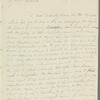 Harriet Martin to Miss Porter, autograph letter signed