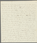 Harriet Martin to Miss Porter, autograph letter signed