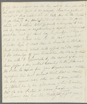 Harriet Martin to Miss Porter, autograph letter signed
