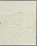 Marie Thérèse Kemble to Jane Porter, autograph letter signed