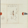 Marie Thérèse Kemble to Jane Porter, autograph letter signed