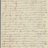 John Fitzmaurice to Jane Porter, autograph letter signed