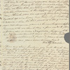 Frances Maria Fitzmaurice to Jane Porter, autograph letter signed