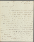 William Frederick, Duke of Gloucester to Miss Porter, autograph letter signed