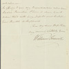 William Frederick, Duke of Gloucester to Miss Porter, autograph letter signed