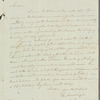 Eneas Mackenzie to Jane Porter, autograph letter signed