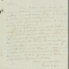 Eneas Mackenzie to Jane Porter, autograph letter signed