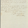 Owen Rees to Jane Porter, autograph letter signed