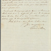 Owen Rees to Jane Porter, autograph letter signed