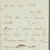 Sir Roderick Impey Murchison to Miss Porter, autograph letter signed