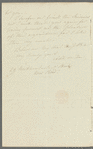 Adèle Du Thon to Miss Porter, autograph letter signed