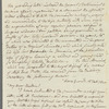 Jane Porter, autograph memo