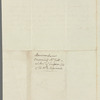 Jane Porter, autograph memo
